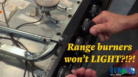 gas burners click but won't light